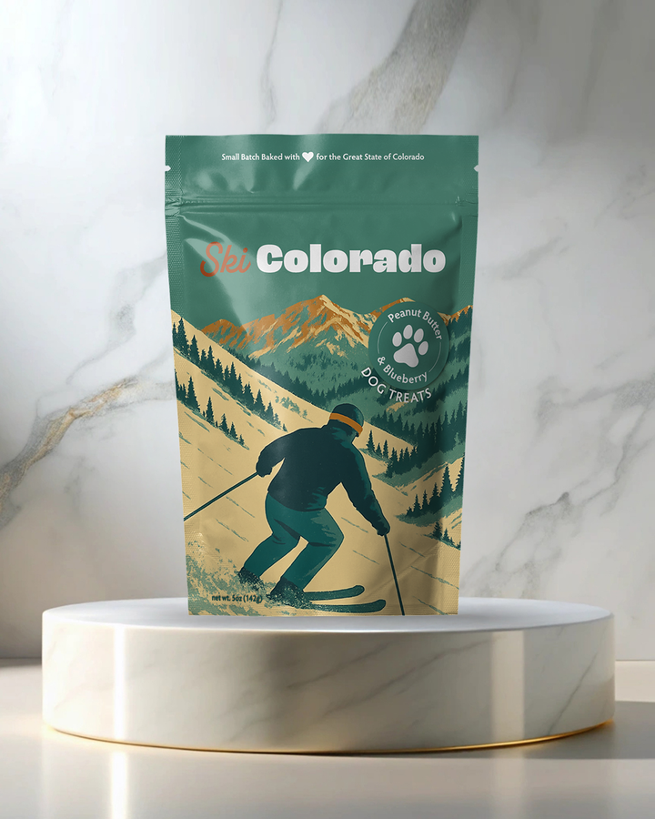 Ski Colorado Souvenir Dog Treats - 5oz