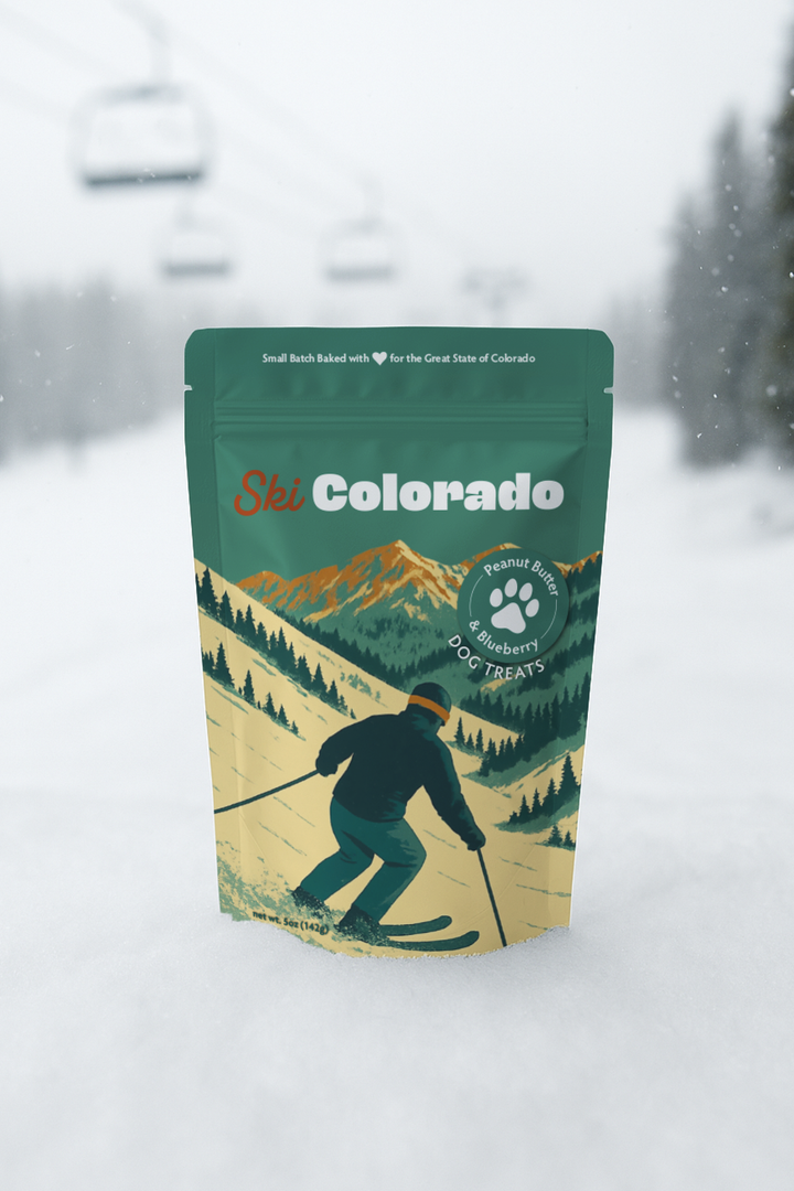 Ski Colorado Souvenir Dog Treats - 5oz