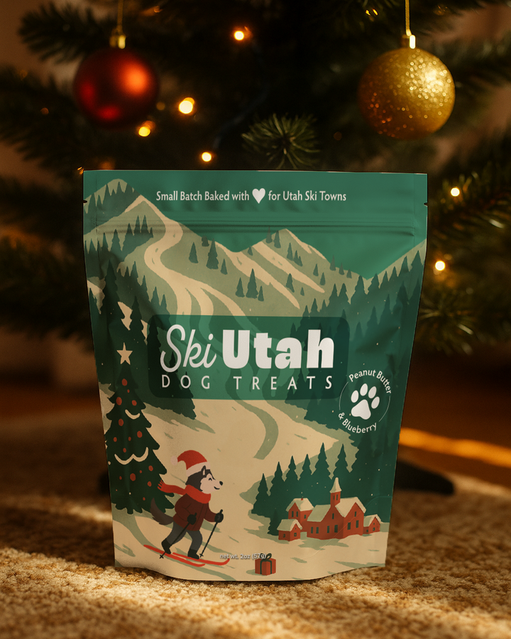 Ski Utah Christmas Souvenir Dog Treats - 2oz