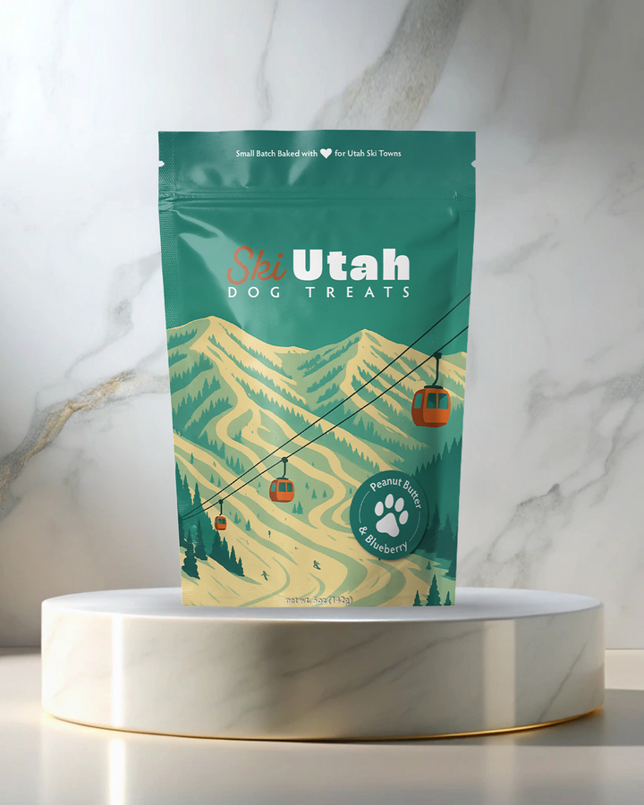Ski Utah Souvenir Dog Treats - 5oz