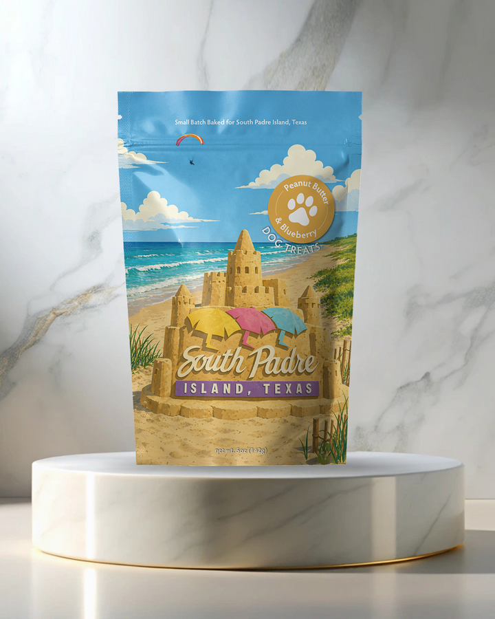 South Padre Island Souvenir Dog Treats - 5oz