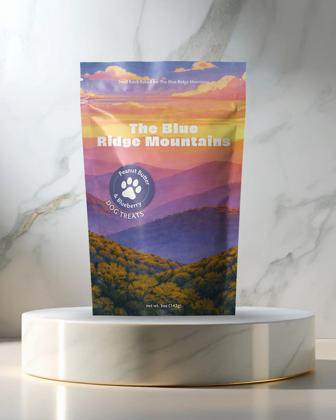 The Blue Ridge Mountains Souvenir Dog Treats - 5oz