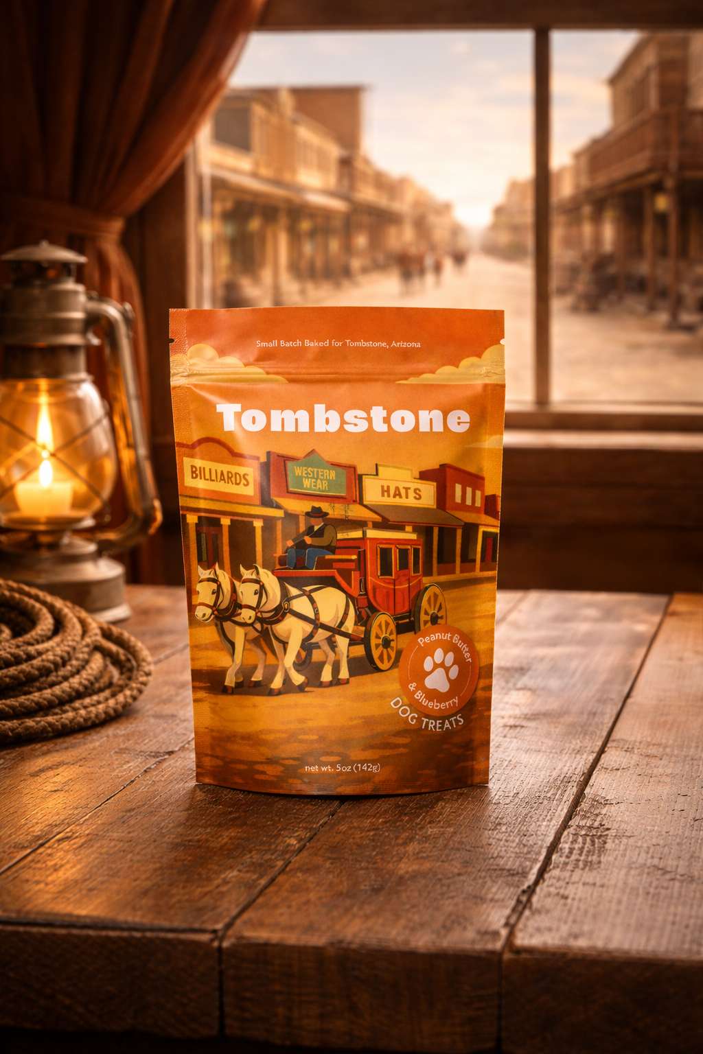 Tombstone, AZ Souvenir Dog Treats - 5oz