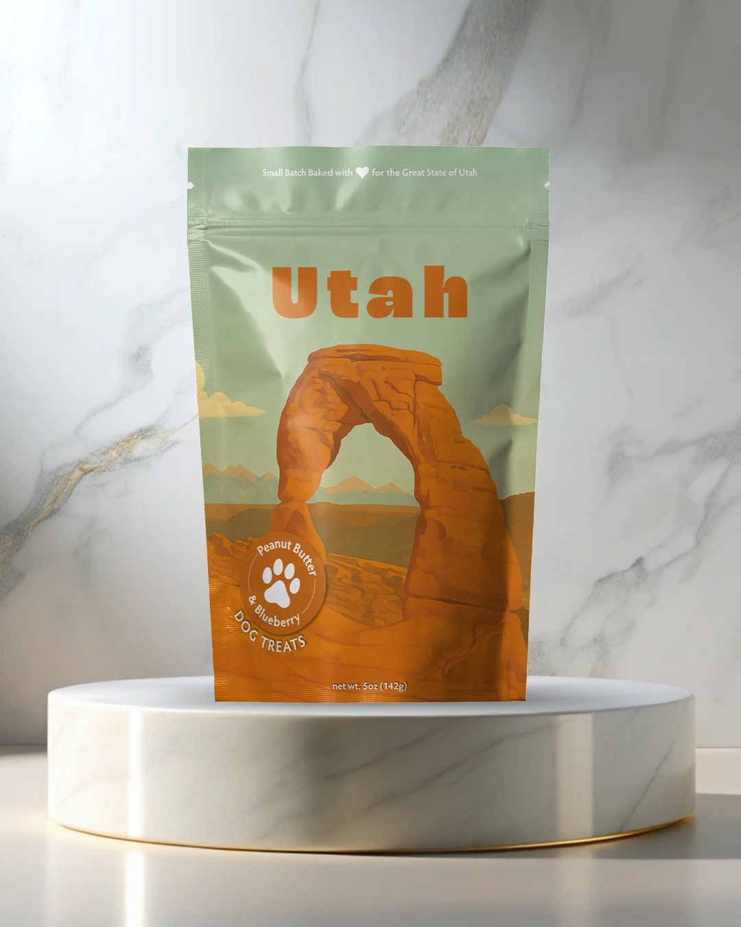 Utah Summer Souvenir Dog Treats - 5oz