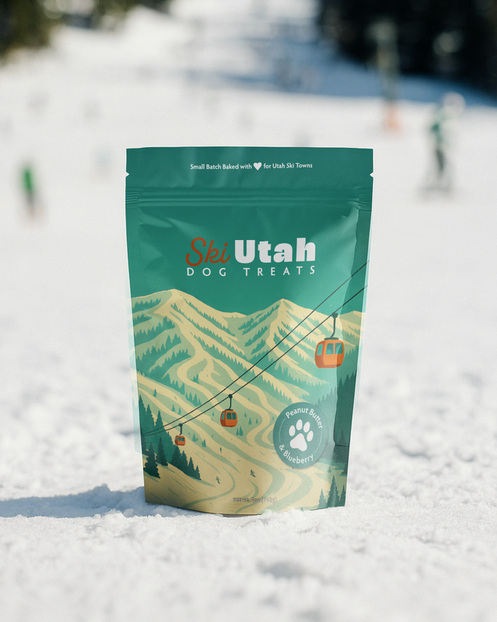 Ski Utah Souvenir Dog Treats - 5oz