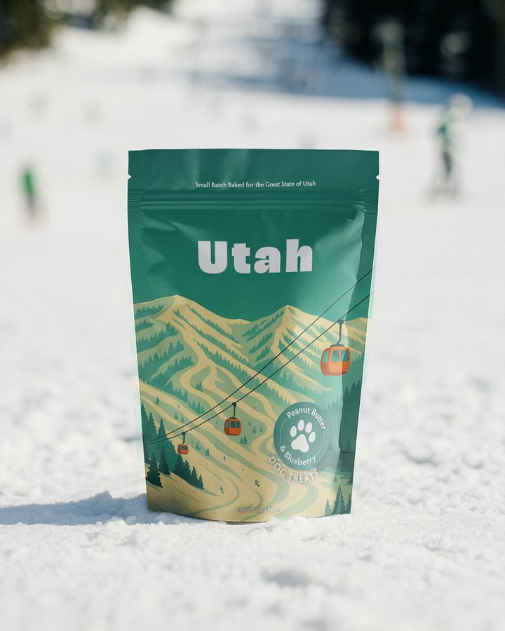 Utah Winter Souvenir Dog Treats - 5oz