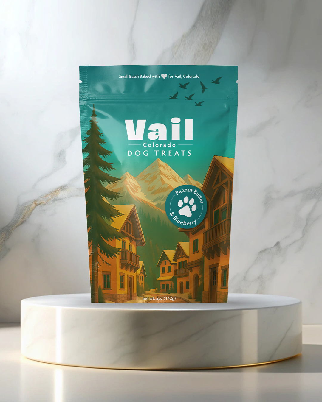 Vail, CO Souvenir Dog Treats - 5oz