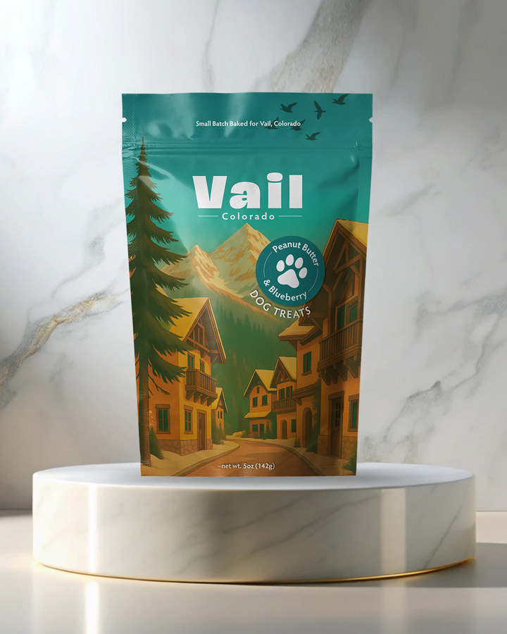 Vail, CO Souvenir Dog Treats - 5oz