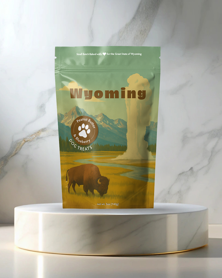 Wyoming Summer Souvenir Dog Treats - 5oz